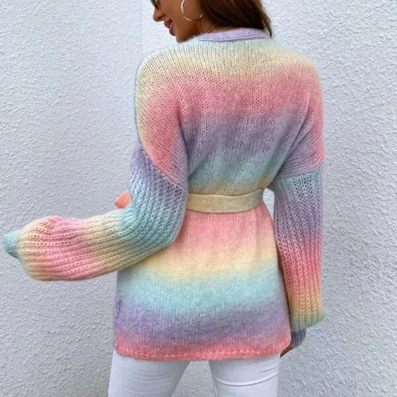 Over the Rainbow Ombre Cardigan - Picture 6 of 6